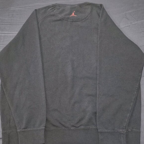 Air Jordan Sweatshirt Size 3XL Mens BLACK RED 689014-010 - Picture 5 of 8